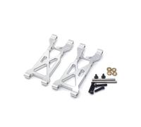 Rc Upgrades Parts For Weili 104001 104002 1/10 Remote Control Car Parts Metal Upgraded And Modified For Swing Arm Decorative Accessories(Silver)