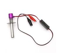 Rc Upgrades Spare For 1:8 1:10 Electric Candles Glow Plug Starter Igniter For Toys RC Truck Car Models Repair Modify Upgrade Parts Accessories(PURPLE)