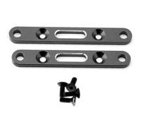 Rc Upgrades Spare For Arrma For Mojave 4S 4X4 For BLX 1/8 RC Car Metal Front And Rear Lower Suspension Mount Lower Arm Code Upgrade Parts(Black)