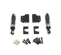 Rc Upgrades Spare For MN82 LC79 1/12 RC Car Metal Rear Axle Shock Absorber And Fixed For Seat Mount Bracket Set Upgrade Parts Accessories(Black)