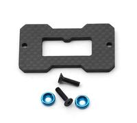 Rc Upgrades Spare For Tamiya For TT02 1/10 RC Car Carbon Fiber Servo Mount Fxed Reinforcing Plate Upgrade Parts Accessories Remote Control Repair Parts