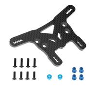 Rc Upgrades Spare For Tamiya For XV02 XV-02 Pro 58707 1/10 Carbon Fiber Front And Rear Shock Tower Plate RC Car Upgrades Parts Accessories(Front)