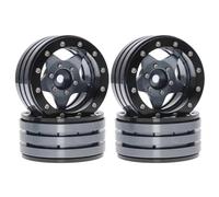 RC Upgrades Spare Parts For Axial For SCX10 For TRX4 For Redcat Tornado 1.9'' Metal Beadlock Wheels Hole Rims Off-Road Crawler Alloy RC Upgrade(Titanium)