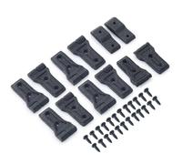RC Upgrades Spare Parts For Axial For SCX10 III AXI03006 For Gladiator AXI03007 For Wrangler 1/10 Full Car Nylon Door Window Hinge Kit RC Crawler