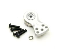 RC Upgrades Spare Parts For Axial For Tamiya 25T Steering Servo Arm Horn S/M/L Large Torque Digital Coreless Servo Upgrade Part(L Silver)