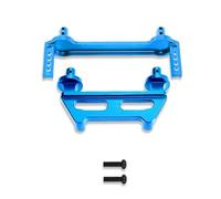 RC Upgrades Spare Parts For MJX For Hyper Go 16208 16209 H16 H16BM 1/16 Metal Front And Rear Body Pillars RC Car Upgrade Repairs Replacements Parts(Blue)