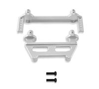 RC Upgrades Spare Parts For MJX For Hyper Go 16208 16209 H16 H16BM 1/16 Metal Front And Rear Body Pillars RC Car Upgrade Repairs Replacements Parts(Silver)