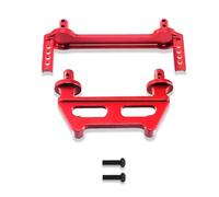 RC Upgrades Spare Parts For MJX For Hyper Go 16208 16209 H16 H16BM 1/16 Metal Front And Rear Body Pillars RC Car Upgrade Repairs Replacements Parts(Red)