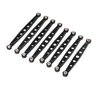 RC Upgrades Spare Parts For MN For MN128 MN86 MN86S G500 Babos 1/12 8 PCS Metal Fixed Rod Suspension Remote Control Car Modification And Upgrade Accessories(Black)