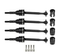 RC Upgrades Spare Parts For Traxxas For Mini For Maxx BL-2s 107154-1 1/16 4Pcs Stainless Steel CVD Drive Shafts 102MM Accessories RC Car Upgrade Parts(Black)