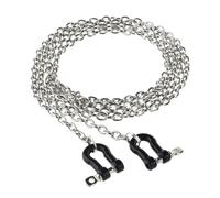 RC Upgrades Spare Parts For TRX4 For SCX10 1/10 Rescue Hook Trailer Hook Trailer Chain Rope For Climbing Car Decoration Parts Mood Parts(Black,Type e)