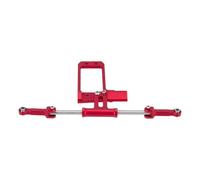 RC Upgrades Spare Parts For Vanquish For Phoenix For VS4-10 F10 1/10 RC Crawler Portal Axle DIY Parts Full Hydraulic Steering Cylinder With BTA Servo Mount(Red)