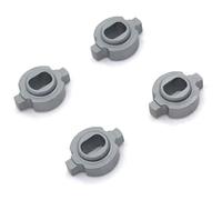 RC Upgrades Spare Parts For ZERO-Z For MINI-Z MR-03 Wheel Conversion For AWD Wheels Metal Upgrade Converter Modification Accessories(Dark Grey)