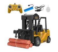 RC Vehicle Toy With Water Sprayer - 10 Inch Realistic Illuminated Remote Control Car | Rechargeable Engineering Toy For Yard, Beach, Playground, Classroom And Pretend Play