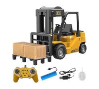 RC Vehicle Toy With Water Sprayer - 10 Inch Realistic Illuminated Remote Control Car | Rechargeable Engineering Toy For Yard, Beach, Playground, Classroom And Pretend Play