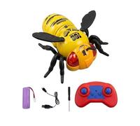 RC Wall Bee Crawler, Rechargeable Battery Design, 16.9x16.7x7.1cm, Remote Control Climbing Bee With LED Eyes, Ceiling Crawling Toy, Enhanced Suction Design, For Wall Ceilings Floor