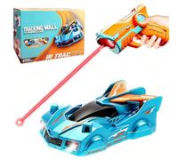 RC Wall Climbing Car, Anti-Gravity with 360° Rotation & LED Lights for Kid | Drives Along Walls and Ceilings, Infrared Tracking Racing Toy
