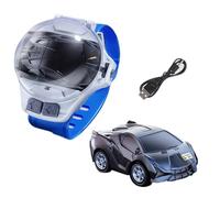 Rc Watch Car - 2.4ghz Remote Toy, Usb Rechargeable Vehicle, Outdoor Entertainment, Hand-Eye Coordination Toy, Interactive Best Learning Gadget, Children Teens Boys Girls 1.97x1.18 Inches