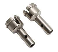Rc Wheel Hub Made of Metal, Replacement for Rc Wheel Axle 2 Piece Rc Car Wheel Hub, Easy Installation Rc Wheel Axle Made of Metal for High Precision, Well Equipped, for Maintenance