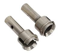 Rc Wheel Hub Made of Metal, Replacement for Rc Wheel Axle 2 Piece Rc Car Wheel Hub, Easy Installation Rc Wheel Axle Made of Metal for High Precision, Well Equipped, for Maintenance