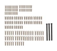 RC Wheel Hub Screws Kit Premium Stainless Steel M2 M2.5 M3 Screws for 1/8 1/10 1/12 1/16 Scale RC Cars with Wrench Included Durable Resistant