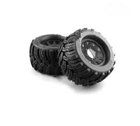 RC Wheel Rim Tyre For HPI For Redcat For Rovan For Savage 2PCS 165MM For Monster Truck Wheels Rim Tire Set 12 14 17mm Hub Hex For 1/8 Off-Road RC Car(P2)