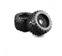 RC Wheel Rim Tyre For HPI For Redcat For Rovan For Savage 2PCS 165MM For Monster Truck Wheels Rim Tire Set 12 14 17mm Hub Hex For 1/8 Off-Road RC Car(P3)