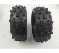 RC Wheel Rim Tyre For Hpi For Rofun For Rovan For Km For Baja 5b Rc Front Size 170x60 Or Rear Size 170x80 Knobby Tyre Skin Set 1/5 For Toys Parts(FRONT TIRE SKIN)