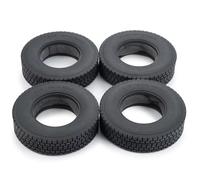 RC Wheel Rim Tyre For Tamiya 1/14 1/2/4Pcs 22mm/25mm Beadlock Rubber Wheel With Foam RC Trailer Tractor Truck Model Parts(4Pcs Tires 22mm)