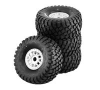 RC Wheel Tires Compatible With HSP For TRAXXAS For FS For Atom For ARRMA For Mojave YK4072 DF7 1/8 1/7 RC Short Course Truck All For Terrain Tires Wheels(White)