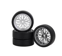 RC Wheel Tires Compatible With LDRC AE86 1/18 RC Car Upgrade Parts Upgrade Accessories 4pcs 32Mm RC Drift Tire Wheel Hard Tyre RC Car Tires