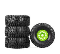 RC Wheel Tires Rims For ARRMA For Mojave 1/7 Off-Road Tires Wheels 4PCS 135 * 59mm 17mm Adapter RC Model Car Short Haul Truck Accessories(Green,B)