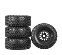 RC Wheel Tires Rims For ARRMA For Mojave 1/7 Off-Road Tires Wheels 4PCS 135 * 59mm 17mm Adapter RC Model Car Short Haul Truck Accessories(Black,A)