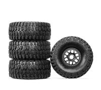 RC Wheel Tires Rims For ARRMA For Mojave 1/7 Off-Road Tires Wheels 4PCS 135 * 59mm 17mm Adapter RC Model Car Short Haul Truck Accessories(Black,B)