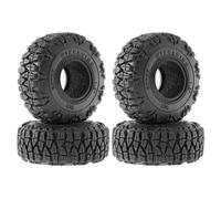 RC Wheel Tires Rims For Axial For SCX24 For Bronco AX24 For TRX4M For FMS For FCX24 For Enduro 24 1/18 1/24 1.0"4pcs 58mm Soft Rubber Wheel Tire Mud Tire RC Crawler Car