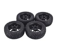 RC Wheel Tires Rims For HSP For Wltoys 144001 1:10 1:14 1:16 4Pcs 75mm For Buggy Tires Wheel 12mm Hex For Universal For Rally For Climbing Off-Road RC For Racing Car