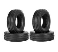 RC Wheel Tires Rims For MAN For King For Hauler For Actros For Scania For Tamiya 1/14 4pcs 25mm Hard Rubber Tires RC Semi Tractor Truck Tipper Upgrade Parts