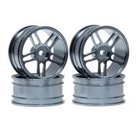 RC Wheels Rims Compatible With Tamiya For TT01 For TT02 XV01 TA06 A959 For HPI For KYOSHO For HSP 1/10 RC Car Parts Accessories Wheel Hubs(Gray)