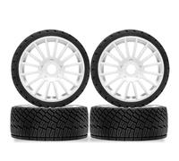 RC Wheels Rims For Arrma For Traxxas For Redcat For Team 1/7 1/8 4pcs 100mm For Rally Off-Road For Buggy Tires Wheel 17mm Hex RC Car