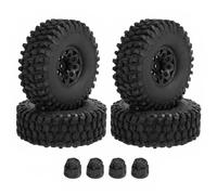 RC Wheels Rims For Traxxas For TRX4 D90 For Axial For SCX10 II III For Redcat For MST 1/10 4PCS 120mm 1.9 Beadlock Wheel Rim Tire Set RC Crawler Car