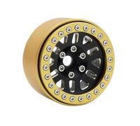 Rc Wheels Rims For TRX4 For TRX6 For Axial For SCX10 III AXI03006 YK4082 1/10 1.9Inch Beadlock Wheel Rim Hub 240g/1Pcs Brass Heavy RC Crawler Car Upgrade Repair(C,1PCS)