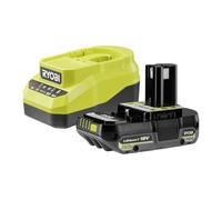 RC18120A-125C 18V ONE+ 2.5Ah Battery & 2.0A Charger Starter Kit | RC18120A-125C, Ryobi Battery & Charger Kit, 2.5Ah Lithium+ battery, 2.0A charger, Powers Ryobi Tools