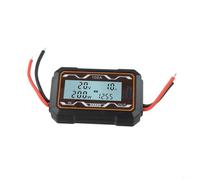 RC200A DC Power Meter with 0 60V Voltage Range and 100A 200A Current Measurement for Solar System and Industrial Equipment Power Analysis (100A)