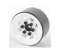 RC4WD STAMPED STEEL 1.0'' STOCK BEADLOCK WHEELS (WHITE) Z-W0111