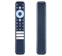 RC902V FMR1 Remote Control Replacement Fit for TCL Smart TV 43C639 65R635 75R635 43S446 32S60A 42S6500 65P735K 55C635K 75C635K with Netflix Youtube Prime Video and Smart TV Buttons(No Voice)