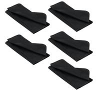 RCA 5x Microfiber Cleaning Cloths For LP Vinyl Phono Record Player Schwarz