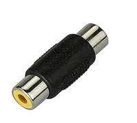 RCA Female to Female Coupler Black