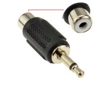 kenable RCA Phono Socket to 3.5mm Mono Jack Plug Adapter