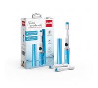 RCA Sonic Electric Toothbrush for Adults - Battery Powered Toothbrush with Extra Brush Head, Spin Brush Toothbrush for Travel - Blue