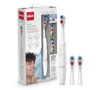 RCA Sonic Revolution Electric Toothbrush for Adults - Battery Powered Sonic Toothbrush with High-Frequency Vibration, Spin Brush Action, Soft Bristles & Extra Brush Heads